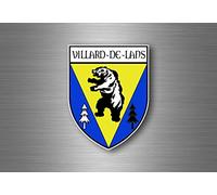 Autocollant Sticker Voiture Blason Ville Departement Adhesif Villard De Lans