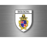 Autocollant sticker voiture blason ville drapeau ecusson bologne bologna italie