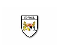 Autocollant Sticker Voiture Moto Adhésif Souvenir Blason Vinyl Norfolk R2