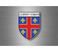 Autocollant Sticker Voiture Moto Blason Ville Adhesif Clermont Ferrand Auvergne