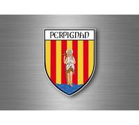 Akacha Autocollant Sticker Voiture Moto Blason Ville departement adhesif Perpignan