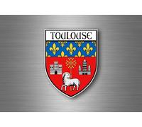 Autocollant Sticker Voiture Moto Blason Ville Departement Adhesif Toulouse