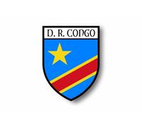 Autocollant Sticker Voiture Moto Blason Ville Drapeau Congo Rdc