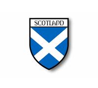 Autocollant Sticker Voiture Moto Blason Ville Drapeau Ecosse Royal Saint Andrew