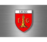 Autocollant sticker voiture moto blason ville drapeau ecusson liege belgique