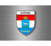 Autocollant sticker voiture moto blason ville drapeau ecusson samara russie