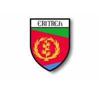 Autocollant Sticker Voiture Moto Blason Ville Drapeau Erythree Erythreen