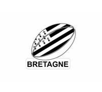 Autocollant Sticker Voiture Moto Drapeau Ballon Rugby Bretagne Breton