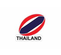 Autocollant Sticker Voiture Moto Drapeau Ballon Rugby Thailande