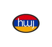 Autocollant Sticker Voiture Moto Vinyl Drapeau Armenie Armenie Hum Hayastan