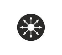 Autocollant Sticker Voiture Moto Vinyl Drapeau Chaos Chaosphere