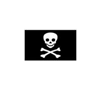 Autocollant Sticker Voiture Moto Vinyl Drapeau Pirate Jack Rackham
