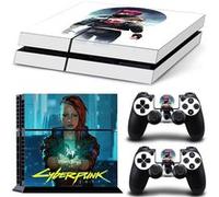Autocollant Stickers de Protection pour Console Sony PS4 - - Cyberpunk 2077 (TN-PS4-9125) G