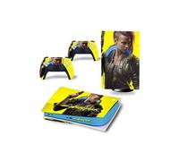 Autocollant Stickers de Protection pour Console Sony PS5 Edition Standard - - Cyberpunk 2077 (TN-PS5Disk-4580)