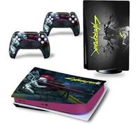 Autocollant Stickers de Protection pour Console Sony PS5 Edition Standard - - Cyberpunk 2077 (TN-PS5Disk-4568)