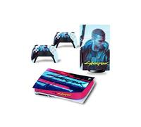 Autocollant Stickers de Protection pour Console Sony PS5 Edition Standard - - Cyberpunk 2077 (TN-PS5Disk-4581) G
