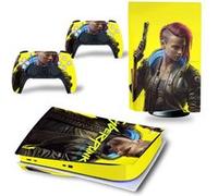 Autocollant Stickers de Protection pour Console Sony PS5 Edition Standard - - Cyberpunk 2077 (TN-PS5Disk-4027)