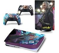 Autocollant Stickers de Protection pour Console Sony PS5 Edition Standard - - Cyberpunk 2077 (TN-PS5Disk-4909)