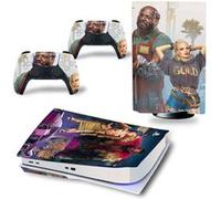 Autocollant Stickers de Protection pour Console Sony PS5 Edition Standard - - Cyberpunk 2077 (TN-PS5Disk-4014)