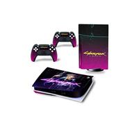Autocollant Stickers de Protection pour Console Sony PS5 Edition Standard - - Cyberpunk 2077 (TN-PS5Disk-4028)