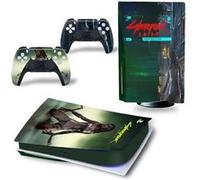 Autocollant Stickers de Protection pour Console Sony PS5 Edition Standard - - Cyberpunk 2077 (TN-PS5Disk-4571) G
