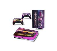 Autocollant Stickers de Protection pour Console Sony PS5 Edition Standard - - Cyberpunk 2077 (TN-PS5Disk-4588)
