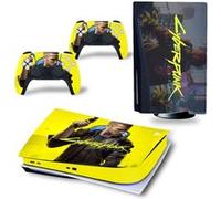 Autocollant Stickers de Protection pour Console Sony PS5 Edition Standard - - Cyberpunk 2077 (TN-PS5Disk-4565) G