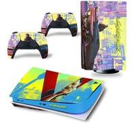 Autocollant Stickers de Protection pour Console Sony PS5 Edition Standard - - Cyberpunk 2077 (TN-PS5Disk-4590)