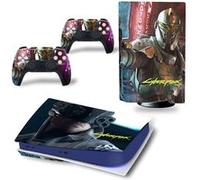 Autocollant Stickers de Protection pour Console Sony PS5 Edition Standard - - Cyberpunk 2077 (TN-PS5Disk-4572)