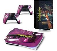 Autocollant Stickers de Protection pour Console Sony PS5 Edition Standard - - Cyberpunk 2077 (TN-PS5Disk-4578)