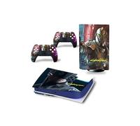 Autocollant Stickers de Protection pour Console Sony PS5 Edition Standard - - Cyberpunk 2077 (TN-PS5Disk-4572)