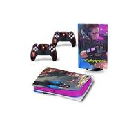 Autocollant Stickers de Protection pour Console Sony PS5 Edition Standard - - Cyberpunk 2077 (TN-PS5Disk-4586) G