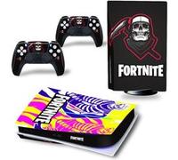 Autocollant Stickers de Protection pour Console Sony PS5 Edition Standard - - Fortnite (TN-PS5Disk-4292)