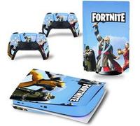 Autocollant Stickers de Protection pour Console Sony PS5 Edition Standard - - Fortnite (TN-PS5Disk-4796)