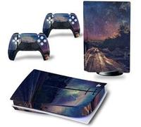 Autocollant Stickers de Protection pour Console Sony PS5 Edition Standard - Multicolore (TN-PS5Disk-3523) Multicolore G