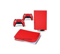 Autocollant Stickers de Protection pour Console Sony PS5 Edition Standard - - Rouge (red)