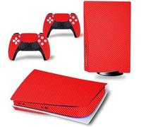 Autocollant Stickers de Protection pour Console Sony PS5 Edition Standard - - Rouge (red) Rouge G