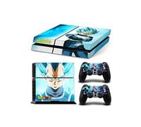 Autocollant Stickers Skin de Protection pour Console et Manette Sony Playstation PS4 - DRAGON BALL #5