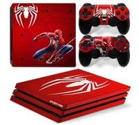 Autocollant Stickers Skin de Protection pour Console et Manette Sony Playstation PS4 Pro - Spiderman #7