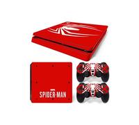 Autocollant Stickers Skin de Protection pour Console et Manette Sony Playstation PS4 Slim - Spiderman #11