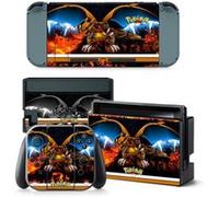Autocollant Stickers Skin de Protection pour Console Nintendo Switch - Pokemon #19 G