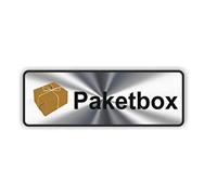 Autocollant symbole de boîte de colis (R 34/5) w (17 x 7 cm)