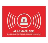 Autocollant système d'alarme