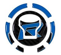 Autocollant Tankpad en gel 3D effet carbone compatible avec Honda CB125R Bleu X600066VA