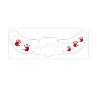 Autocollant temporaire gothique pour Halloween