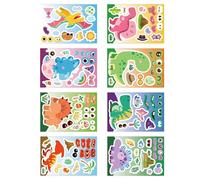 Autocollant Thème Dinosaure Pour Explorateurs Outils D'apprentissage En Classe Et Collaboration Parents-enfants Fournitures D'art Dinosaures