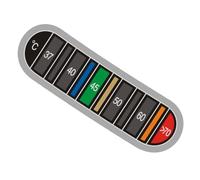 Autocollant thermomètre - Bande de capteur de chaleur, étiquette d'affichage de la température | Indicateur de couleur pour tasse de café, bouteille de thé, verre d'eau, latte, test de boisson, outil