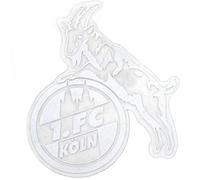 Autocollant transparent (argent) 1. FC Köln