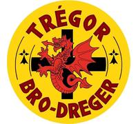 Autocollant Trégor Bro Dreger - Vinyle de qualité supérieure