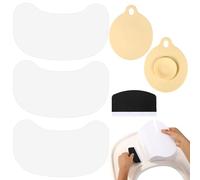 Autocollant Ventouse Plateau Chaise Haute pour Stokke Tripp Trapp, Autocollants Antidérapants à Ventouse Plateau avec Assiette Ventouses et Grattoir pour Fixer Assiettes Bols Jouets